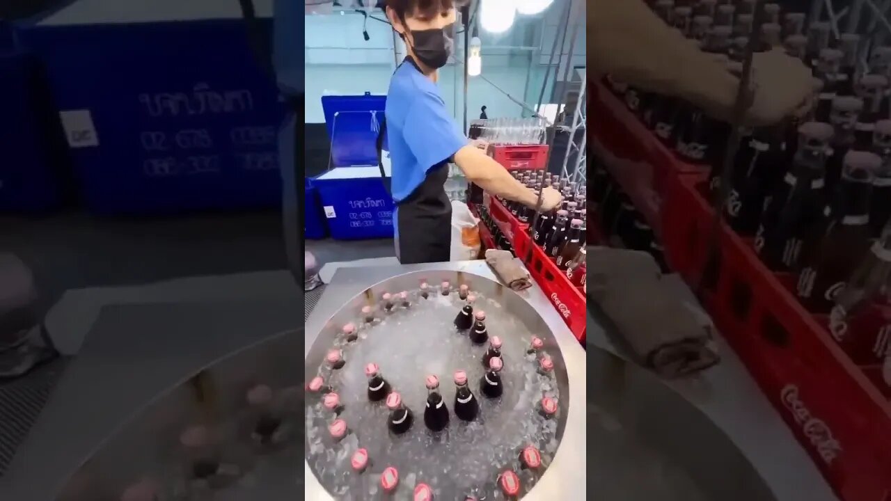 Coca Cola - Amezing Coca-Cola Freezing 🥶😱 #cocacola #cokestudio #cocacolazero