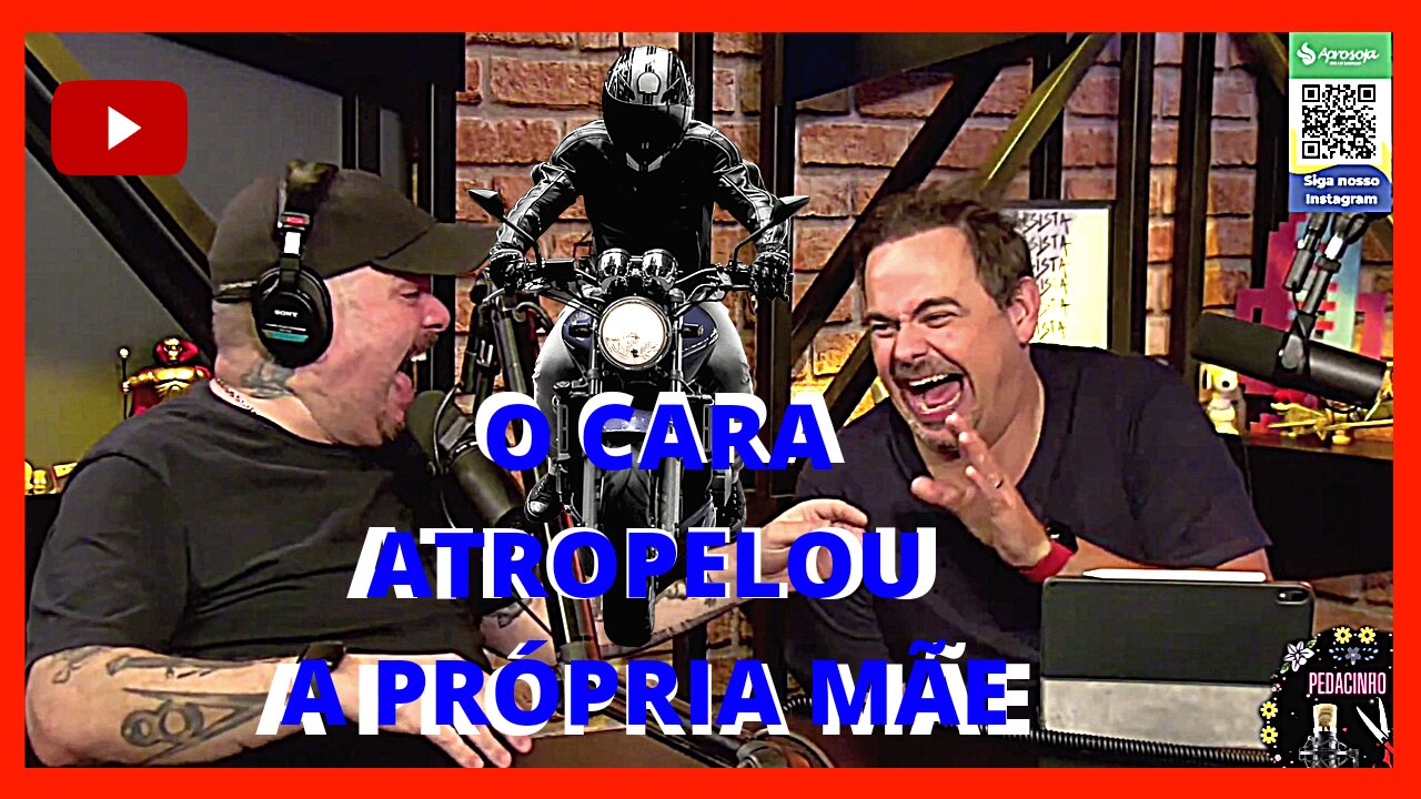 O cara atropelou a própria mãe 🏍️😱