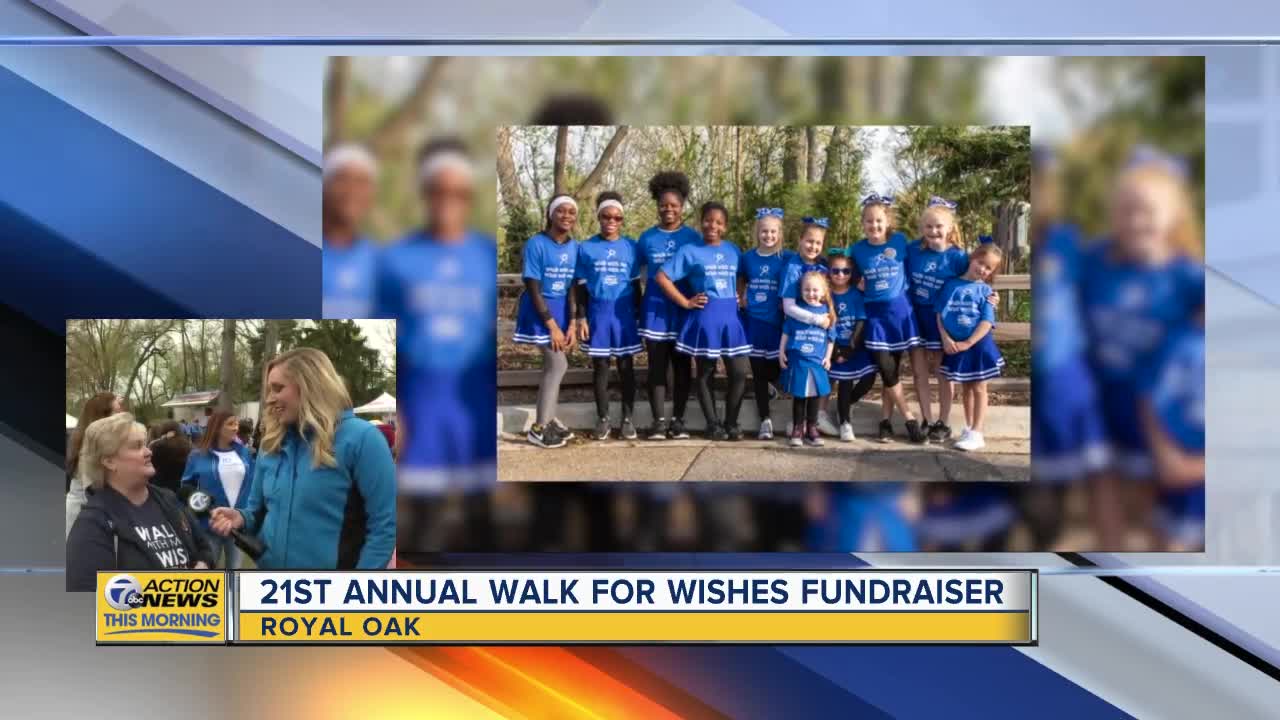 Annual Walk for Wishes fundraiser in Royal Oak