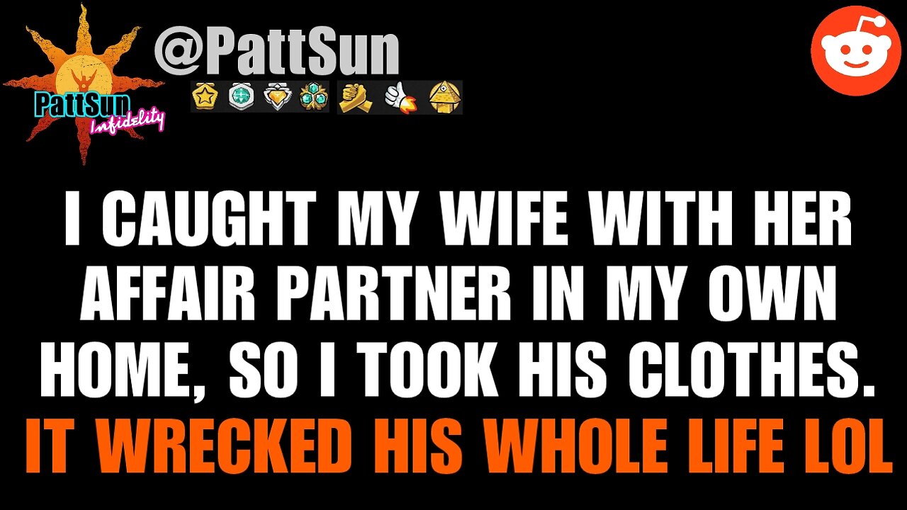 Caught my Wife w/ her affair partner in my own home, so I took his clothes. I wrecked his life!