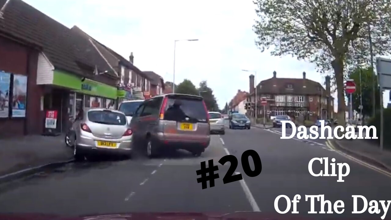 Dashcam Clip Of The Day #20 - World Dashcam - Toyota Van Crashes In Parked Car