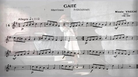 O Trompete Clássico Volume A (FÁCIL) - 16 GAITÉ Nicolo VACCAÍ