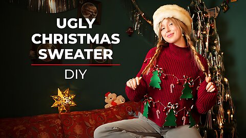 UGLY XMAS SWEATER DIY WITH KERRY ME!
