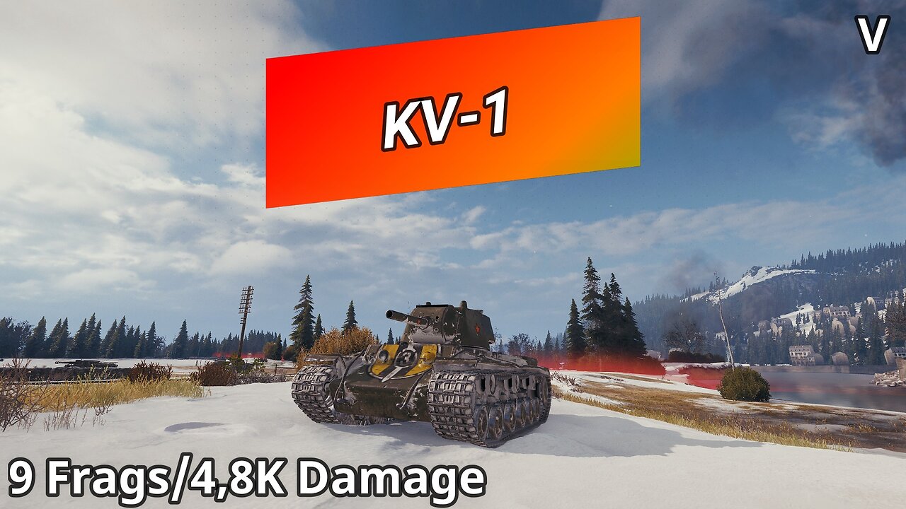 KV-1 (9 Frags/4,8K Damage) | World of Tanks