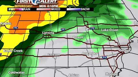 Heavy rain on the way