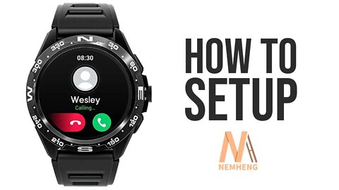 How to Pair/Connect/Setup to Smartphone - Nemheng N32 Smartwatch