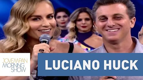 "Nunca serei o salvador da pátria", afirma Luciano Huck no "Domingão do Faustão"