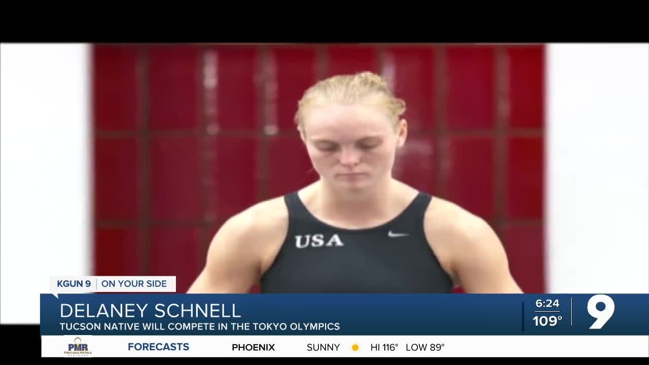 Delaney Schnell headed to the Tokyo Olympics