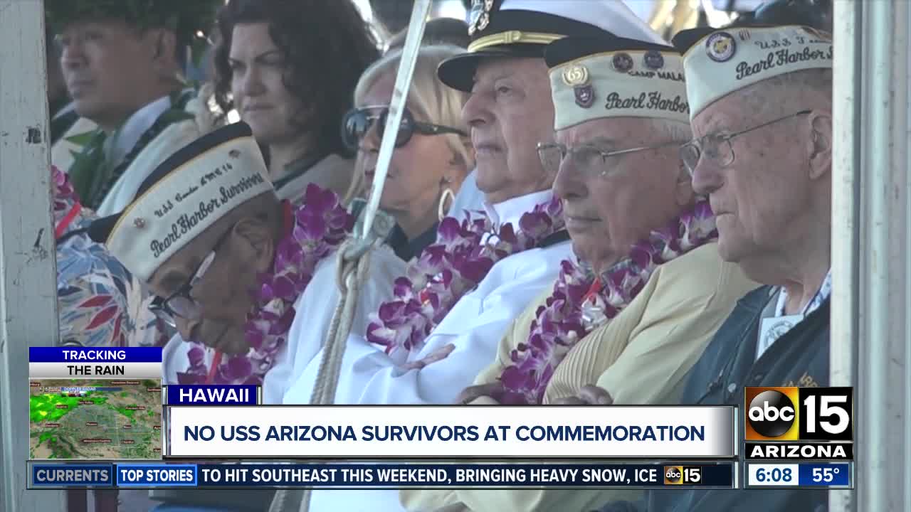 No USS Arizona survivors traveling to Hawaii this year