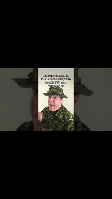 CADPAT Temperate Woodland Camouflage Pattern #army #history #military #camo #canada