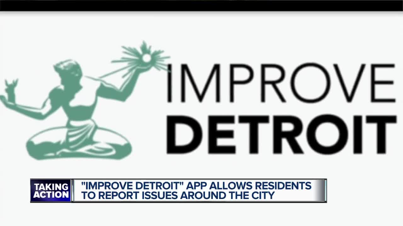 Improve Detroit app allows residents to report issues around the city