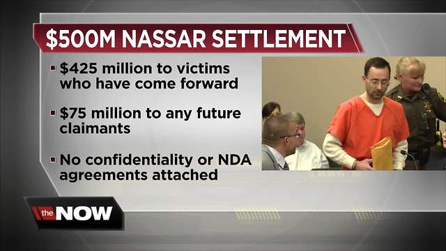 Michigan State will pay $500 million to Nassar survivors in settlement
