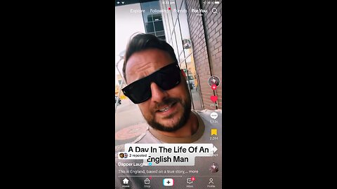 A Day of English Man Life satire