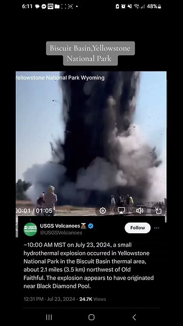 Yellowstone Super Volcano!!