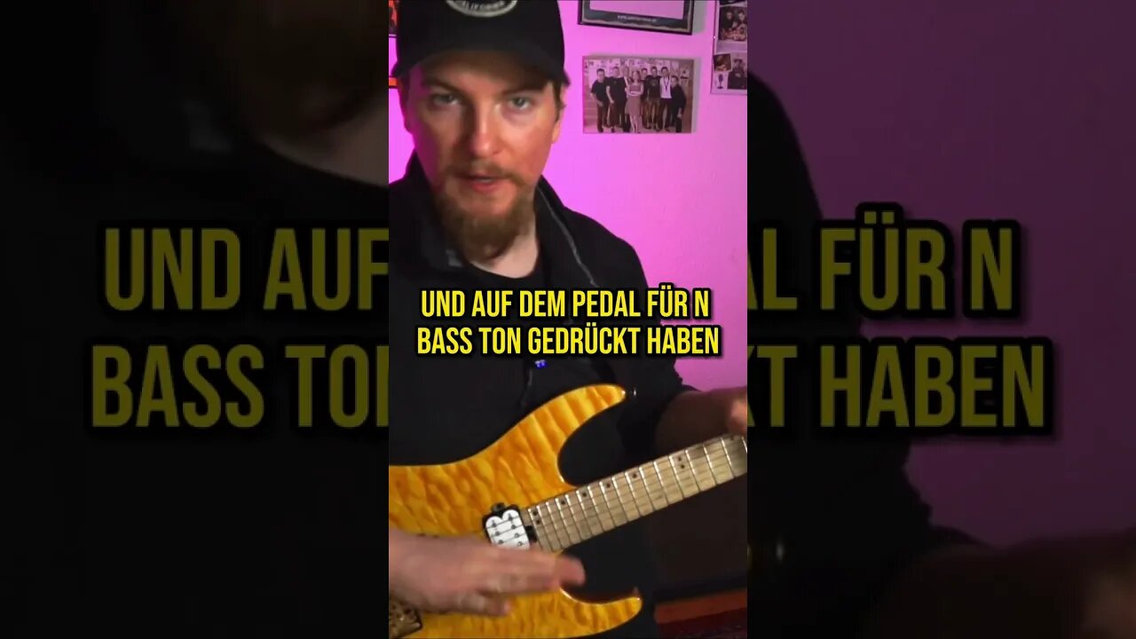 Akkorde über einen Pedal Bass spielen