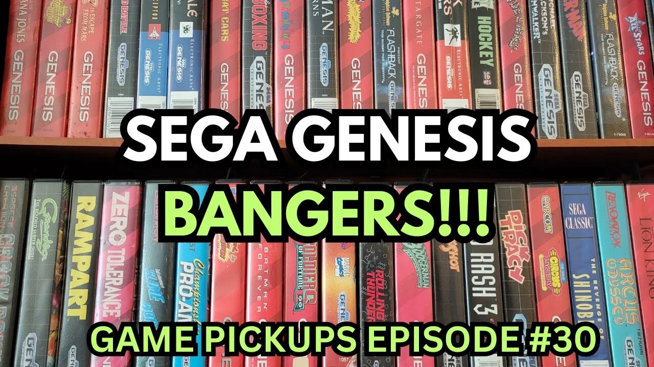 SEGA Genesis BANGERS in 2023! Game Pickups Episode 30