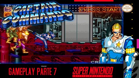 Captain Comando Gameplay Parte 7 || 720p + 60FPS + Shaders || #snes