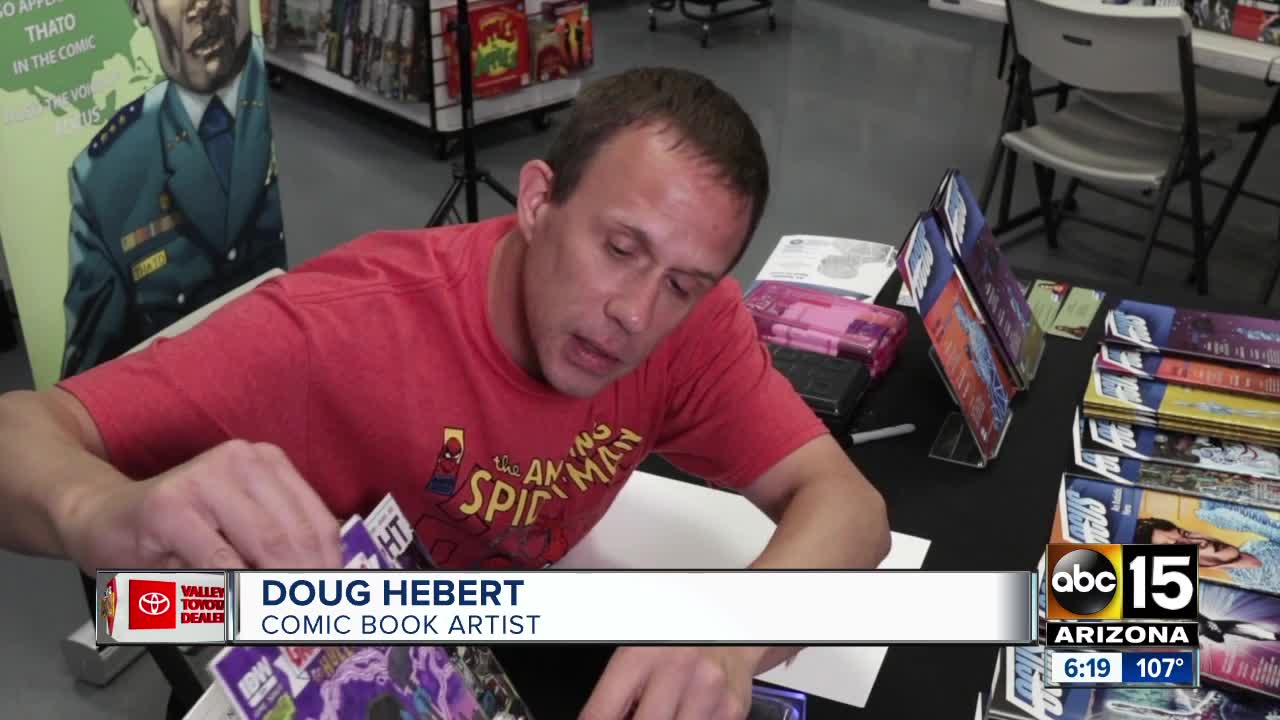 Nick's Heroes: Doug Hebert's comic book allows artists with autism to shine