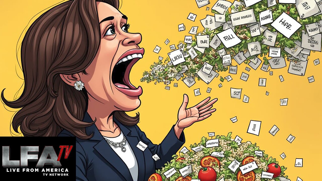 KAMALA SERVES UP A YUGE WORD SALAD!