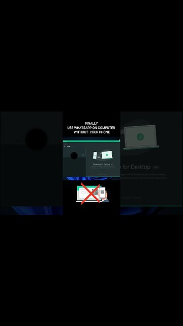 You can finally use WhatsApp on Windows without your phone | New Updates #shorts #whatsapp #updates