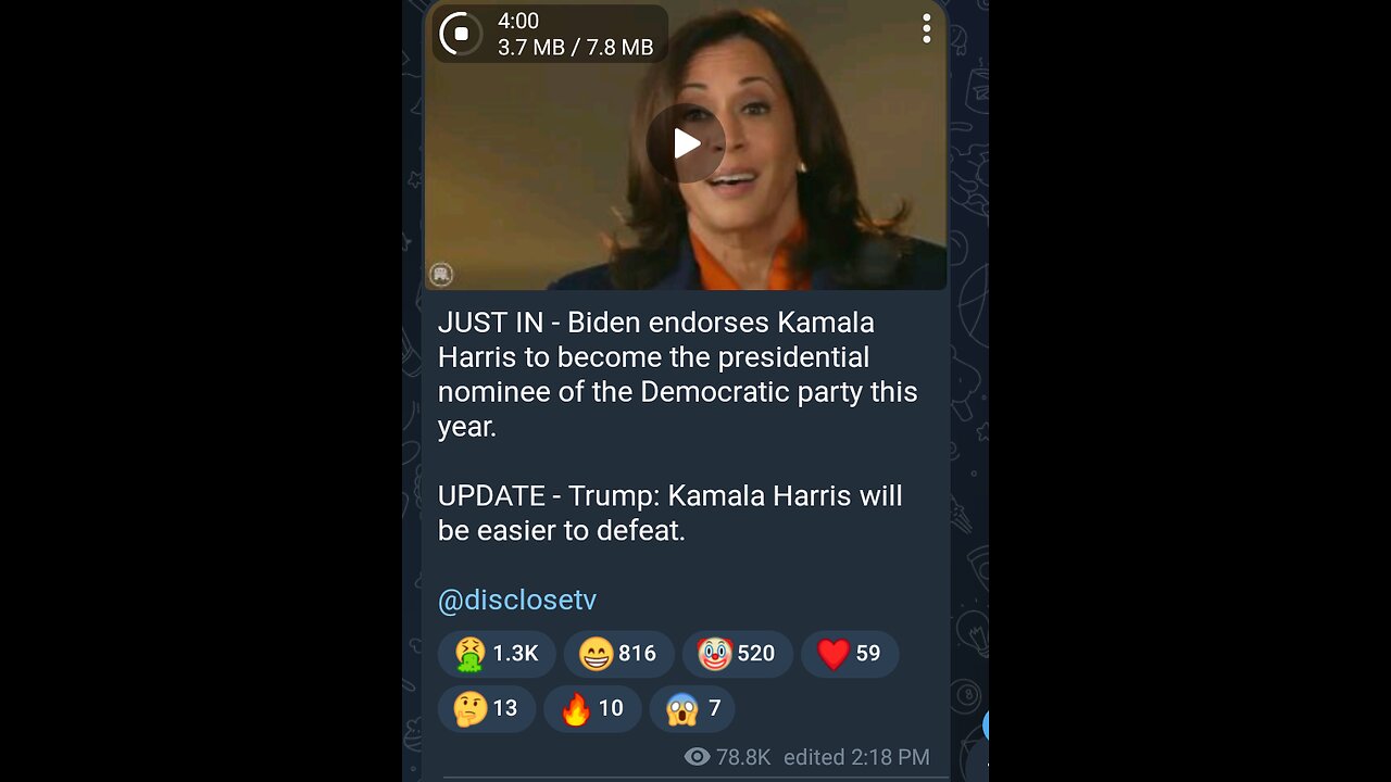 News Shorts: Kamala the Presidential Nominee for DNC