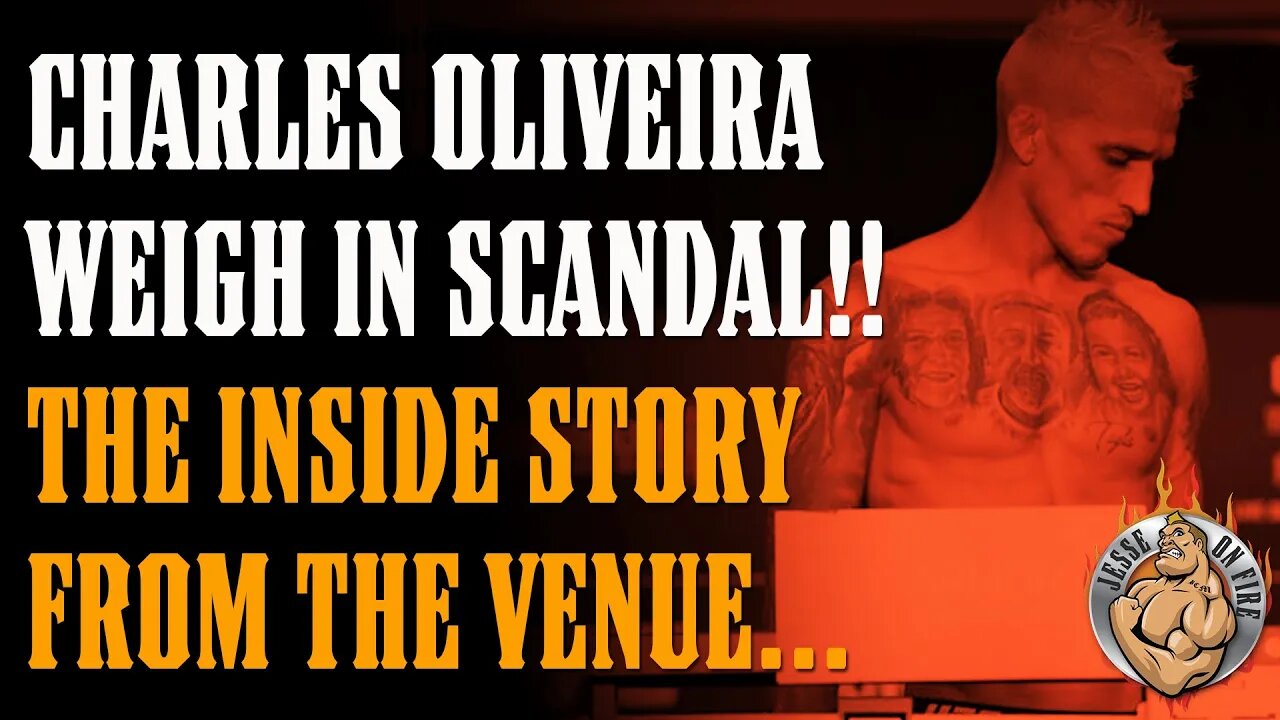 The INSIDE STORY of Charles Oliveira Weigh In!! WE ARE HERE WHERE IT HAPPENED & RUMORS ARE SWIRLING!