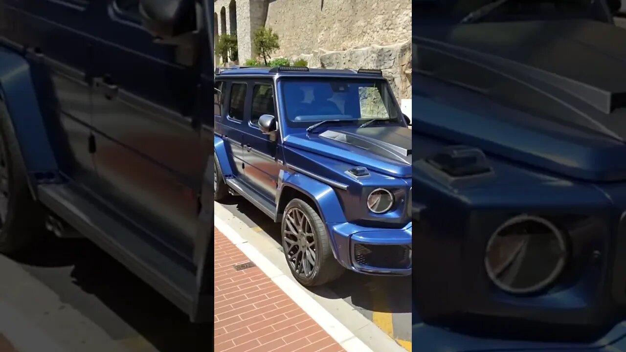 Brabus 800 Widestar Matte Blue brutal Geländewagen