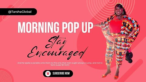 Morning Pop Up! The Prophetic Dimension of Prayer!