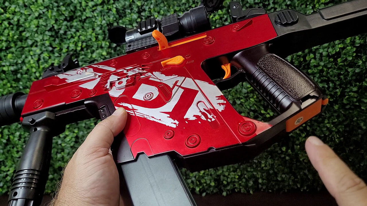 This Toy Gun is SUPER Rad! 🍀 Automatic Foam Dart Gun