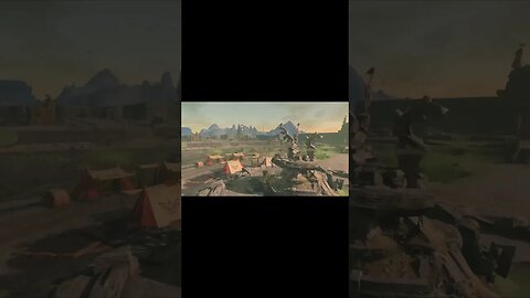 TOTK Castle Town Camp - #shorts #zelda