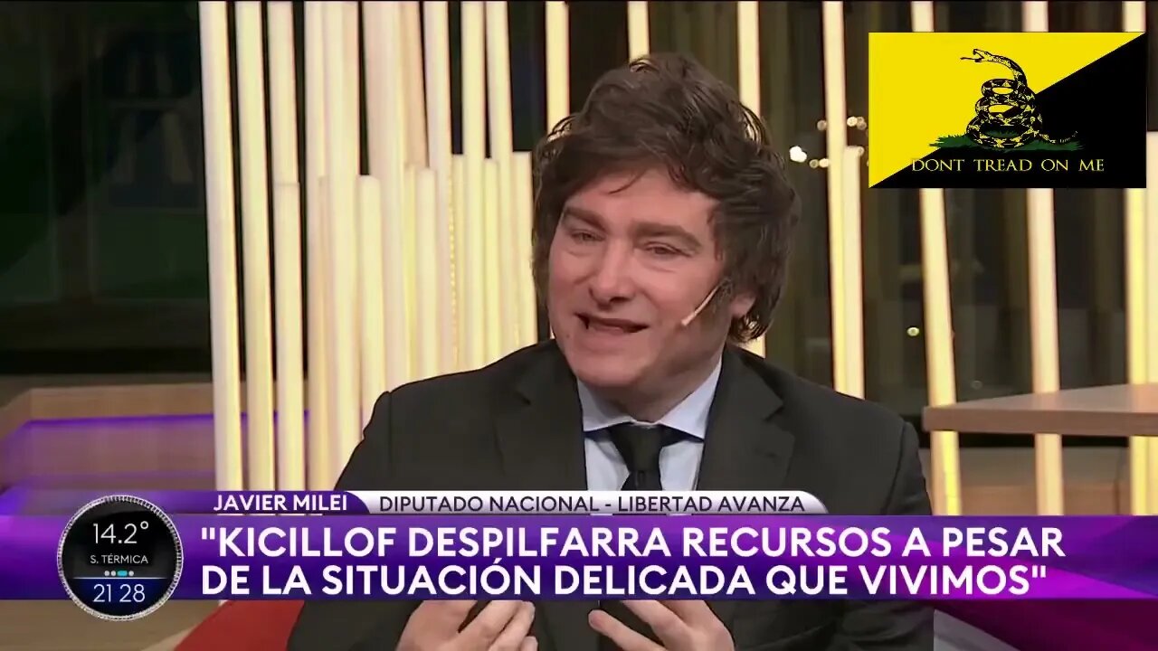 2022 09 22 Javier Milei “El régimen laboral argentino es un desastre”