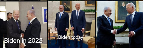 Who did Netanyahu actually meet yesterday? Another Biden’s Body Double!! 🤔