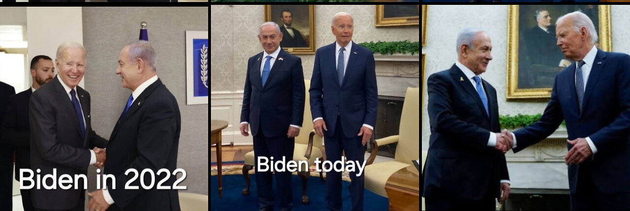 Who did Netanyahu actually meet yesterday? Another Biden’s Body Double!! 🤔