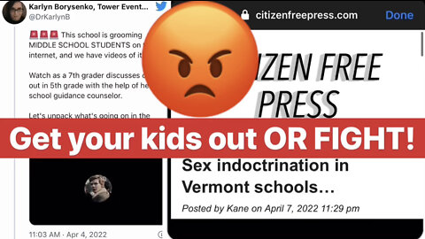 Get your kids out OR FIGHT! Show to ALL PARENTS!!
