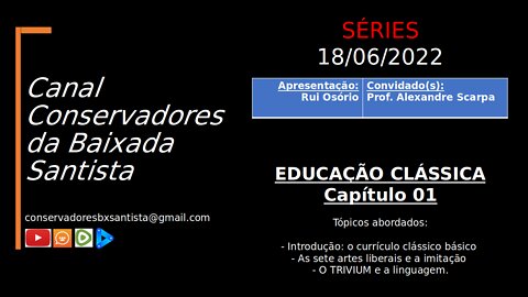 EDUCAÇÃO CLÁSSICA #01 - A educação clássica e as artes liberais
