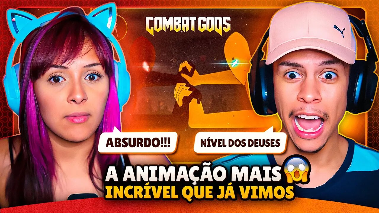 COMBATE DOS DEUSES #1 (Animação) | [React em Casal] 🔥
