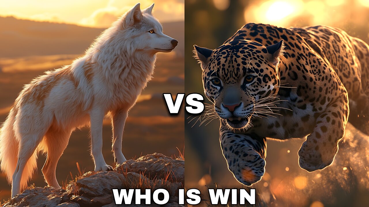 Black Animal's vs White Animal's Fight (Tiger, Wolf, Jaguar, Bear)