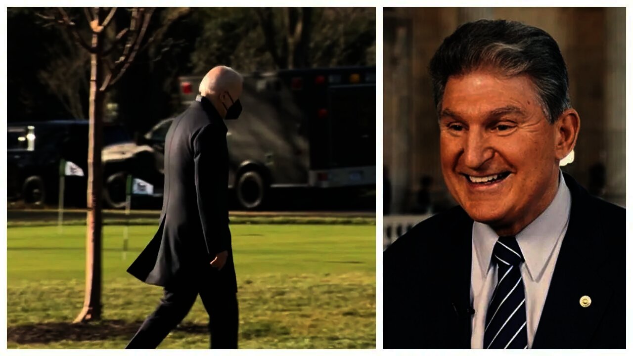 Biden RUNS AWAY from Reporters asking About PRESIDENT MANCHIN and Build Back Better!