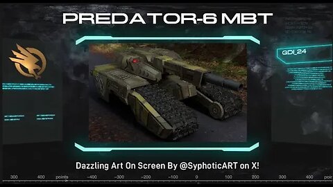 Tiberium Armory! Predator 6 Main Battle Tank! New Animation Version!