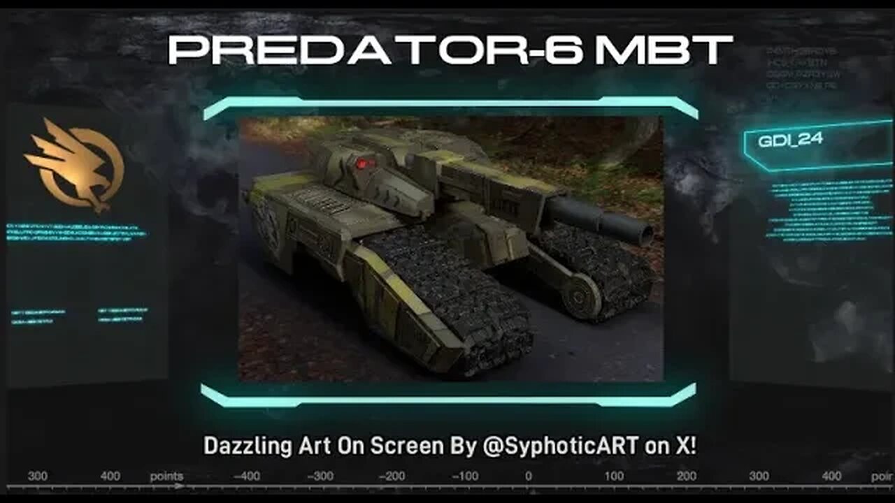 Tiberium Armory! Predator 6 Main Battle Tank! New Animation Version!