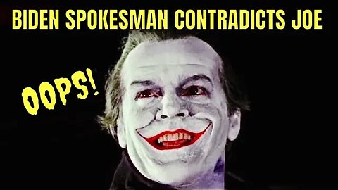 CREEPY BIDEN STAFFER Contradicted Joe Today!