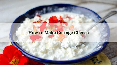 How to Make Cottage Cheese
