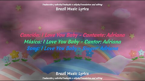 Brazilian Music: I Love You Baby - Singer: Adriana