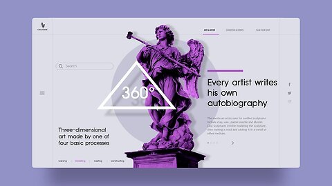 UI Design Uisng Adobe XD | How To Make A Website User Interface Design