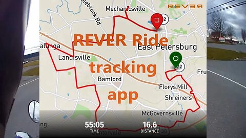Motorcycle REVER app review, riding a Grom in high wind, and a trip to Root's Market