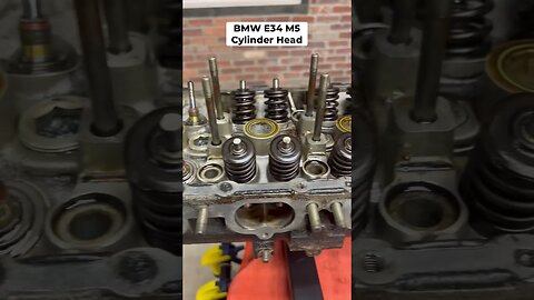 BMW E34 M5 Cylinder Head #bmw #cars #diy #bmwm5 #bmwe34 #restoration #automotive #engine #tools