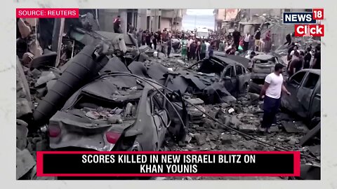 Israel Vs Palestine News | Israeli Blitz On Khan Younis Brings Doomsday | Israel News