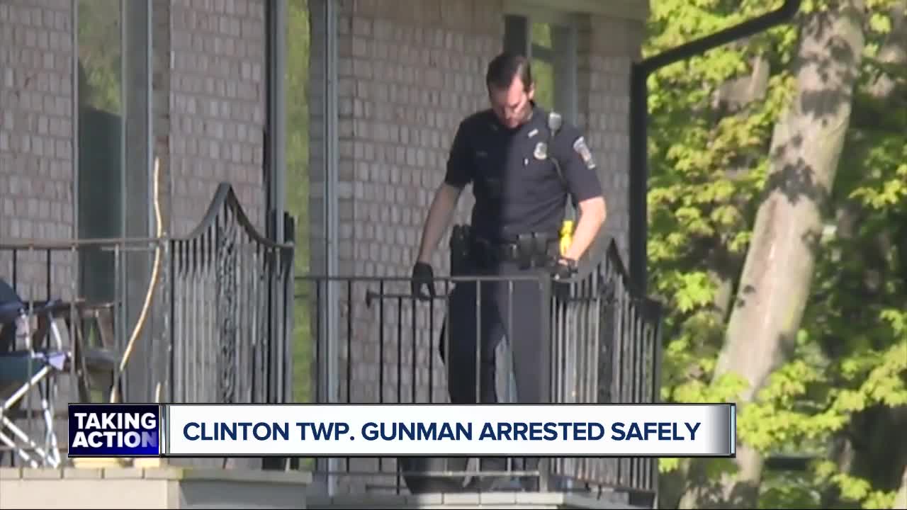 Alleged gunman at Clinton Township apartment complex arrested after stand-off
