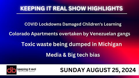 Keeping it Real: Proof Covid Lockdowns hurt students, Migrants gangs controlling Colorado Apartments
