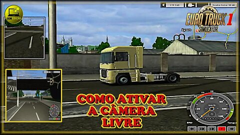 COMO ATIVAR A CAMERA LIVRE OU CAMERA 0 NO EURO TRUCK SIMULATOR #semedissaum #eurotruck #games
